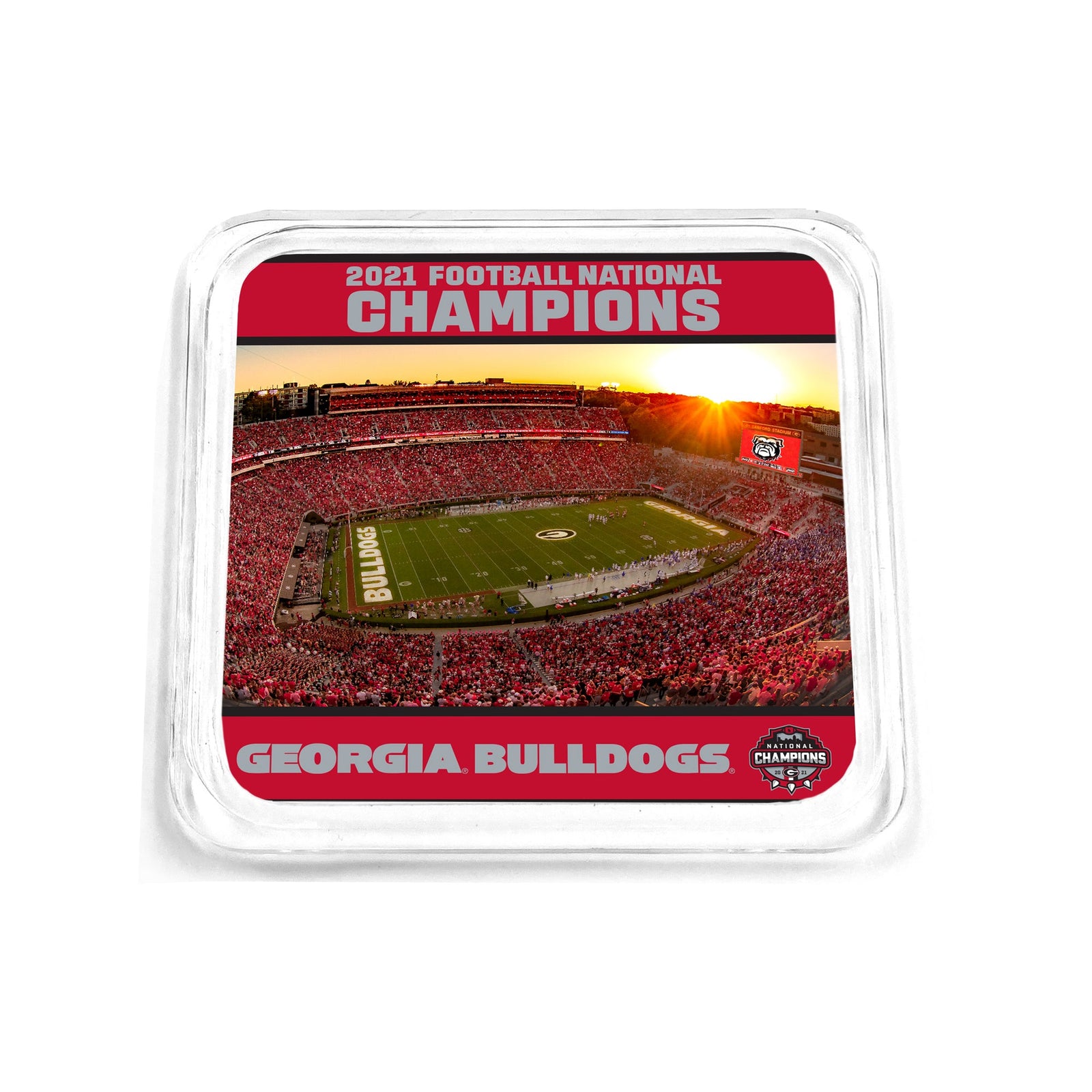 Georgia Bulldogs - Sanford Sunset 2021 National Champions Georgia Bulldogs