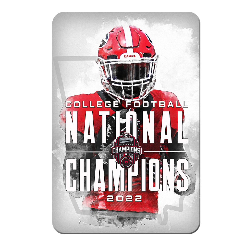 Georgia Bulldogs - 2022 National Champions - College Wall Art #Canvas