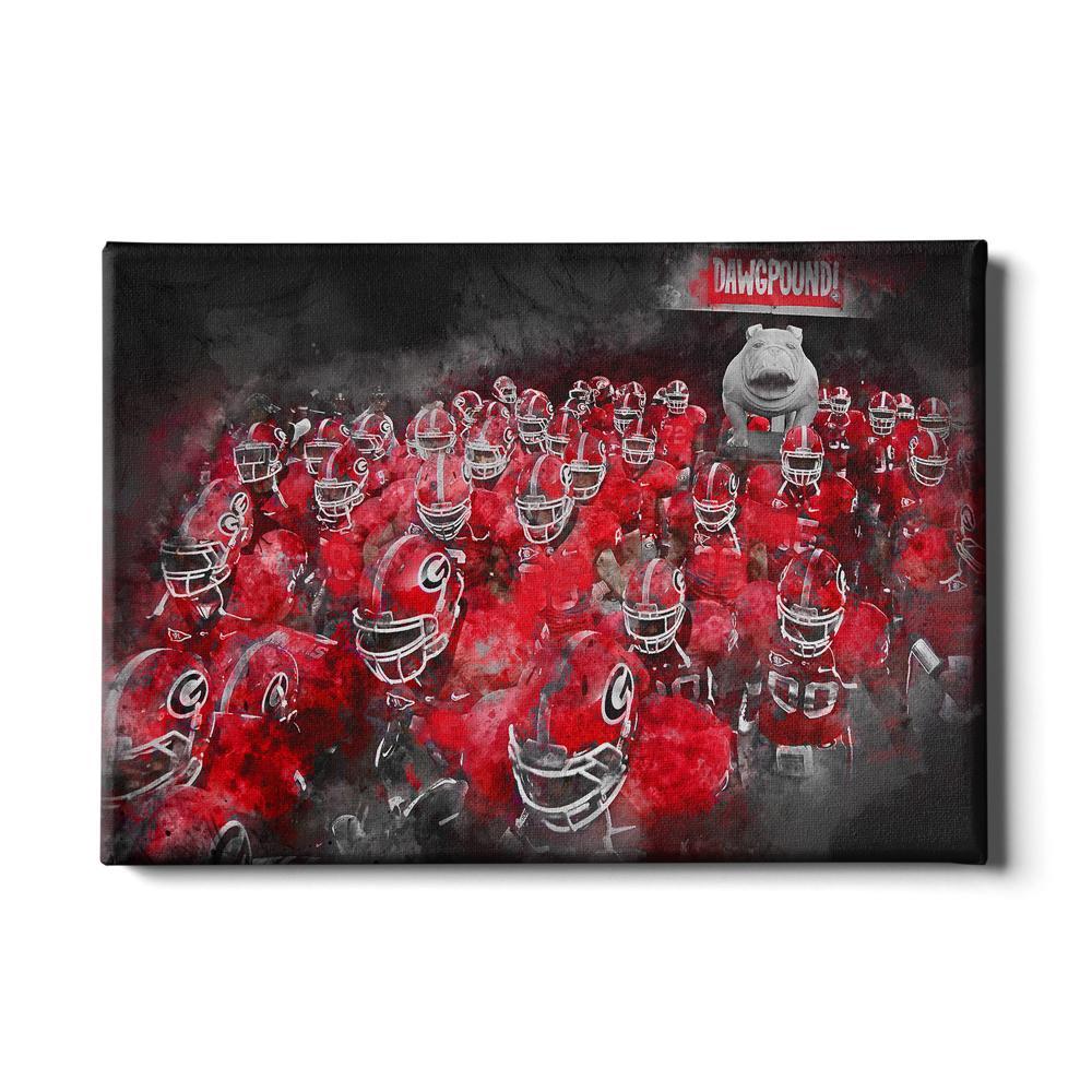Georgia Bulldogs - Dawg Pound - College Wall Art #Canvas