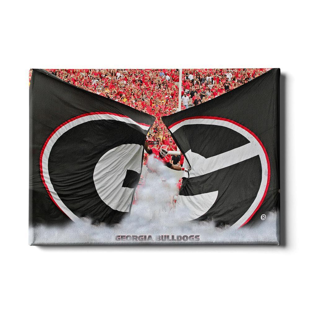 Georgia Bulldogs - Grand G Entrance - College Wall Art #Canvas