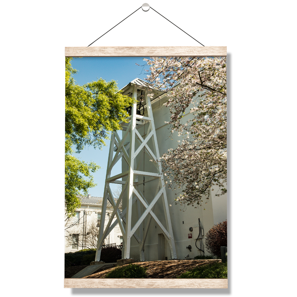 Georgia Bulldogs - Spring Bell Tower - College Wall Art #Canvas