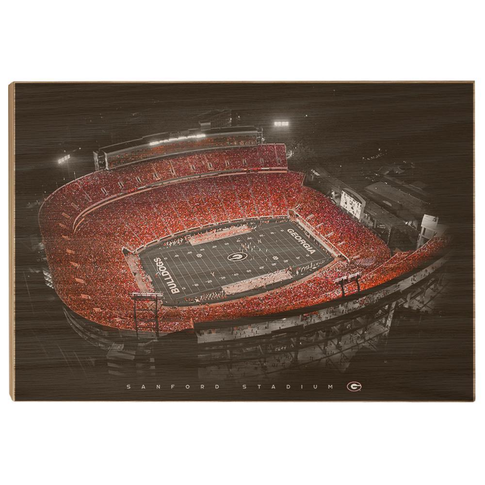 Georgia Bulldogs - UGA Sanford Stadium - College Wall Art #Canvas