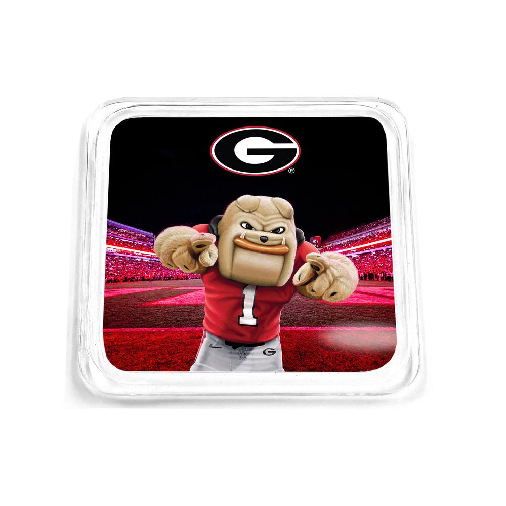 Georgia Bulldogs - Georgia End Zone Drink Coaster