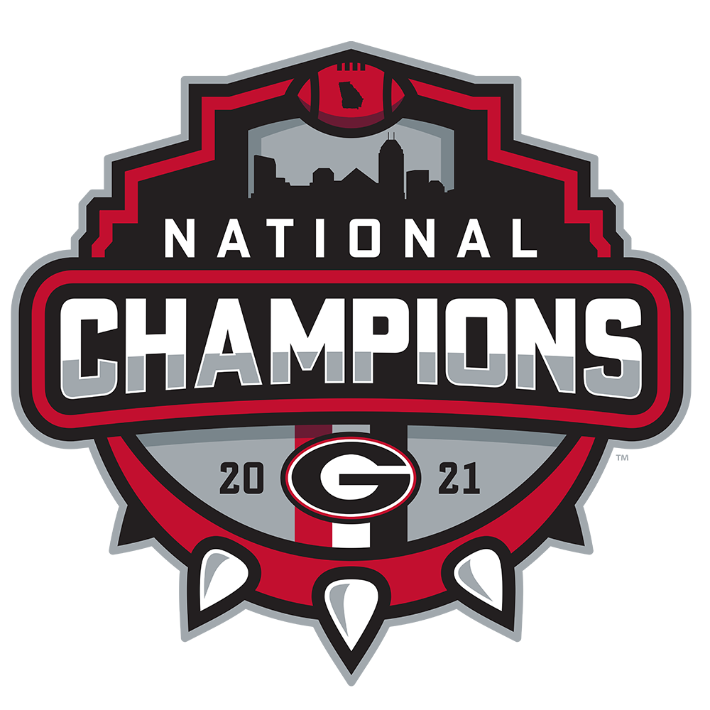 Georgia Bulldogs - 2021 National Champions Shield Single Layer Dimensional