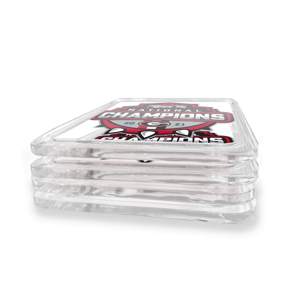 Georgia Bulldogs - 2021 National Champions Shield Coaster
