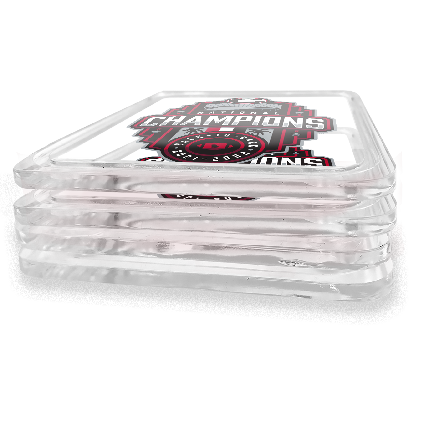 Georgia Bulldogs - 2022 National Champions Shield Drink Coaster