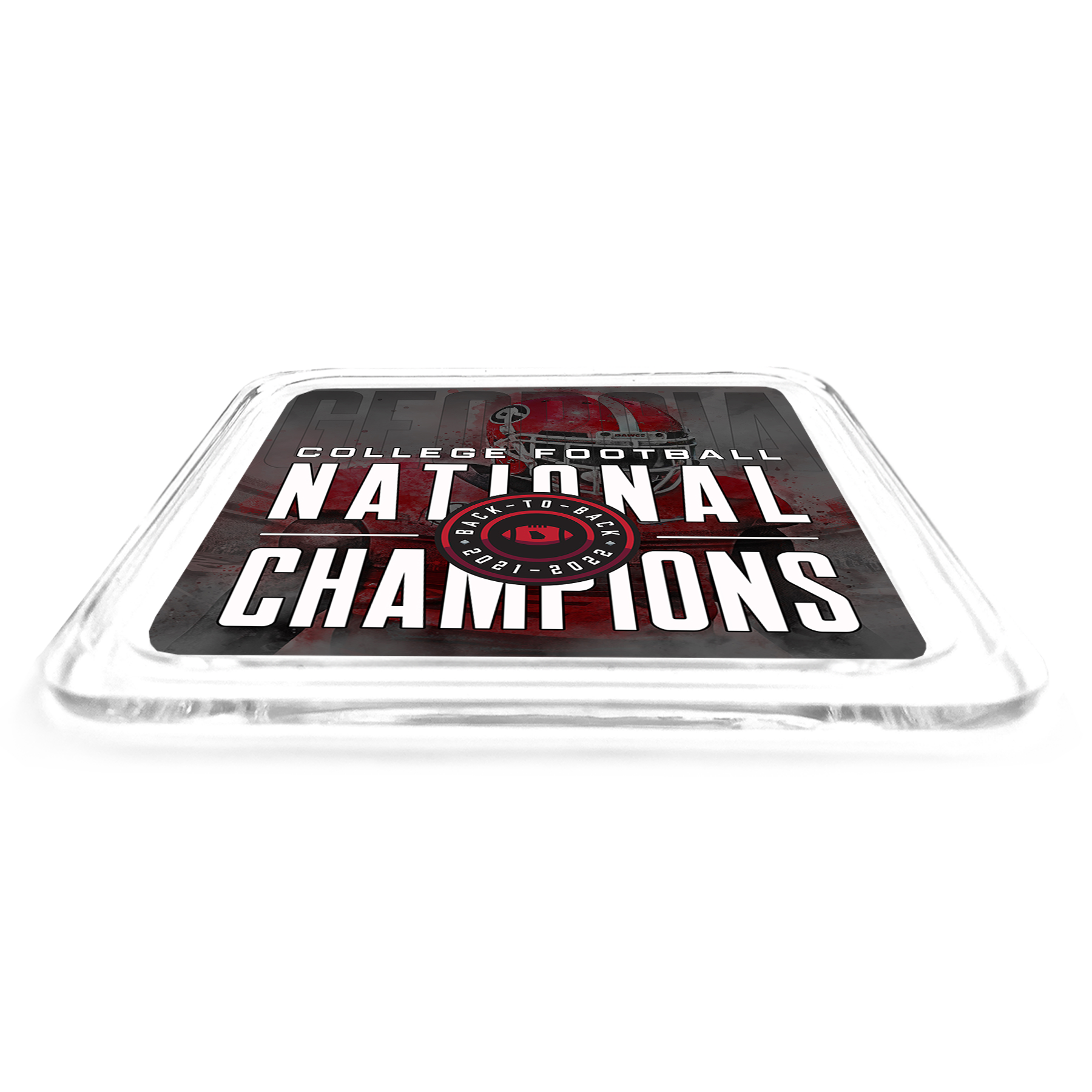 Georgia Bulldogs - Back-to-Back National Champions Drink Coaster