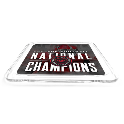 Georgia Bulldogs - Back-to-Back National Champions Drink Coaster