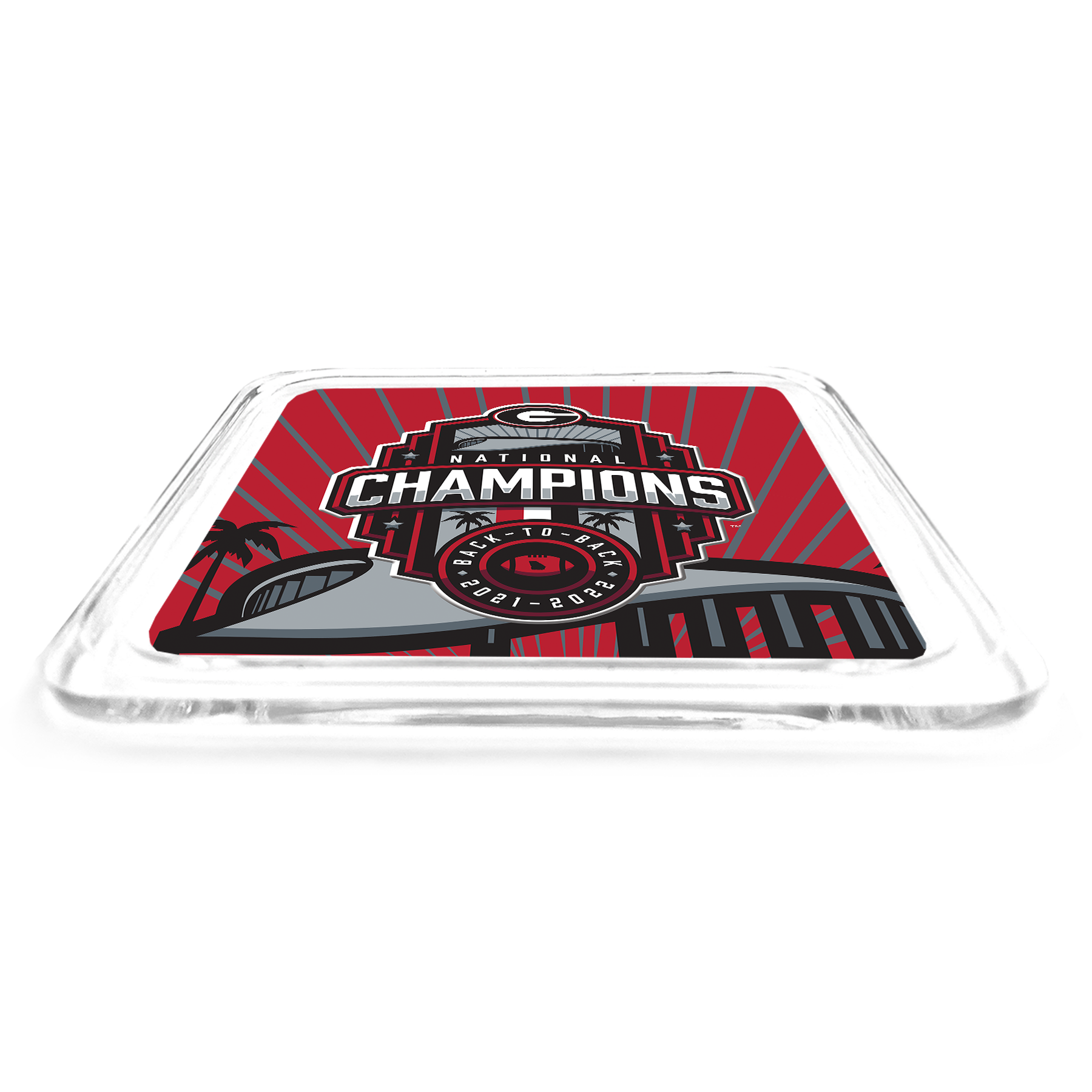 Georgia Bulldogs - Georgia National Champions SoFi Stadium Drink Coaster