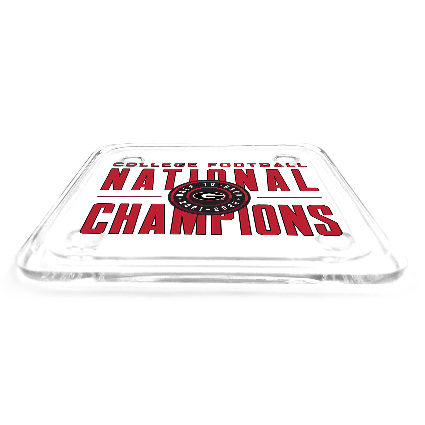 Georgia Bulldogs - Back-to-Back Georgia National Champions Drink Coaster