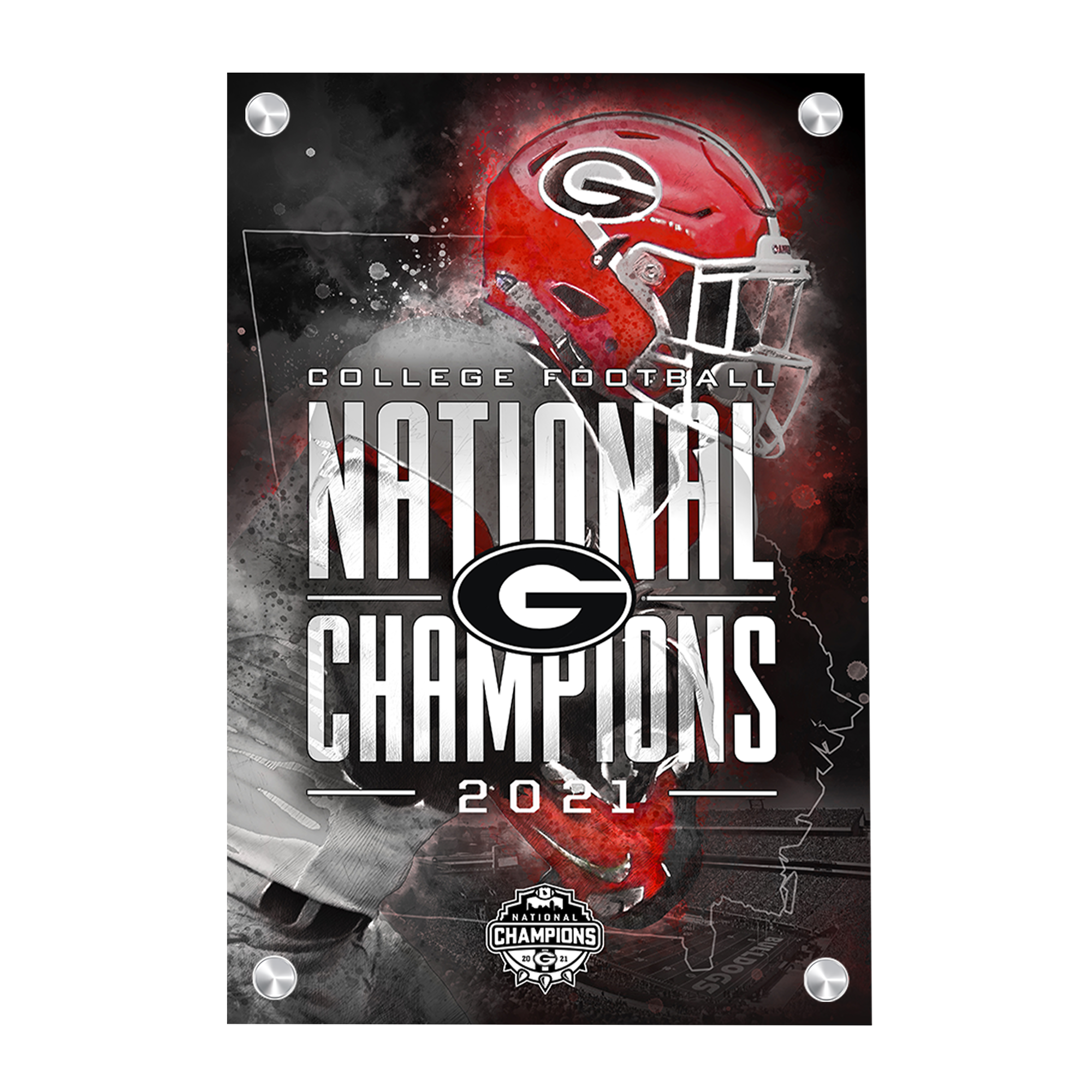 Georgia Bulldogs - College Football National Champions - College Wall Art #Canvas