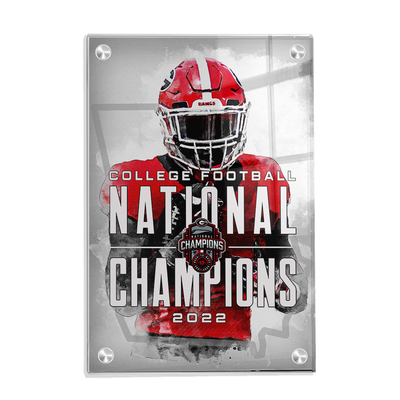 Georgia Bulldogs - 2022 National Champions - College Wall Art #Acrylic