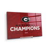Georgia Bulldogs - 2021 National Champions - College Wall Art #Acrylic Mini