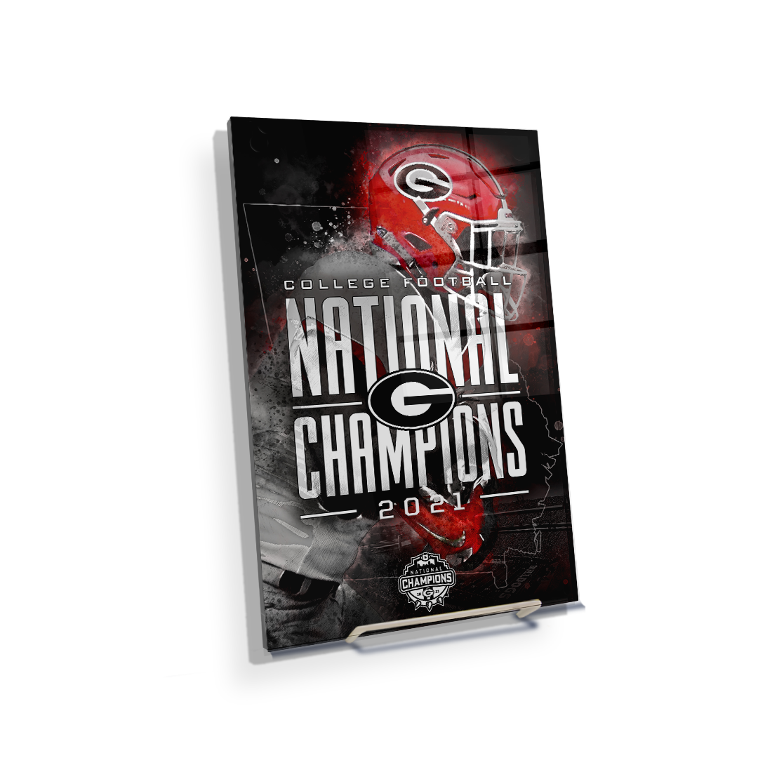 Georgia Bulldogs - College Football National Champions - College Wall Art #Canvas