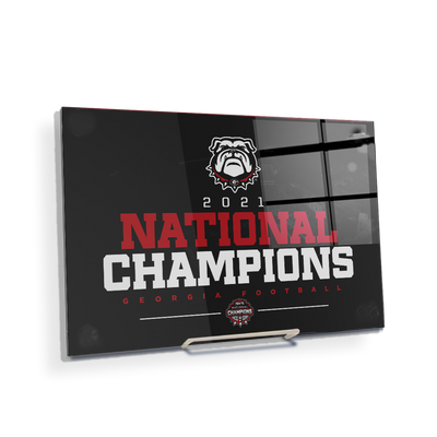 Georgia Bulldogs - National Champions Georgia Bulldogs - College Wall Art #Acrylic Mini