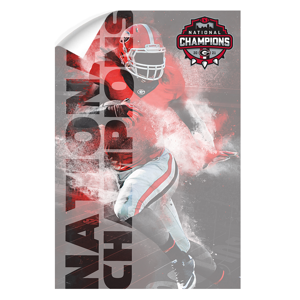 Georgia Bulldogs - National Champions - College Wall Art #Canvas