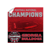 Georgia Bulldogs - National Champions Georgia Bulldogs - College Wall Art #Wall Decal