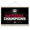 Georgia Bulldogs - National Champions Georgia Bulldogs - College Wall Art #Hanging Canvas