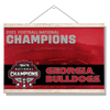 Georgia Bulldogs - 2021 National Champions Georgia Bulldogs - College Wall Art #Hanging Canvas
