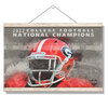 Georgia Bulldogs - 2022 College Football National Champions - College Wall Art #Hanging Canvas