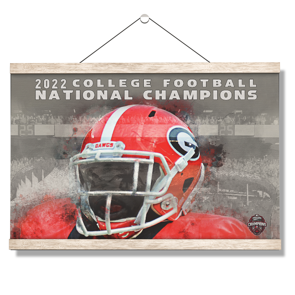 Georgia Bulldogs - 2022 College Football National Champions - College Wall Art #Canvas