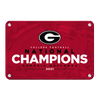 Georgia Bulldogs - 2021 National Champions - College Wall Art #Metal