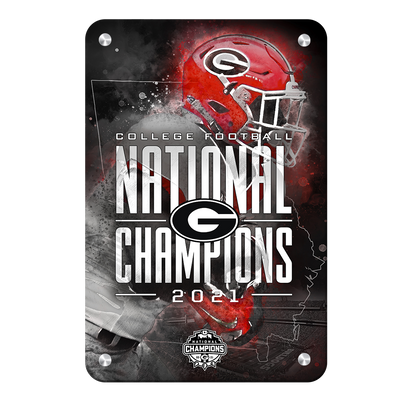 Georgia Bulldogs - College Football National Champions - College Wall Art #Metal
