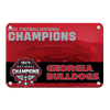 Georgia Bulldogs - 2021 National Champions Georgia Bulldogs - College Wall Art #Metal