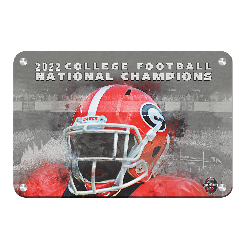 Georgia Bulldogs - 2022 College Football National Champions - College Wall Art #Canvas