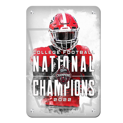 Georgia Bulldogs - 2022 National Champions - College Wall Art #Metal