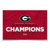 Georgia Bulldogs - 2021 National Champions - College Wall Art #Poster