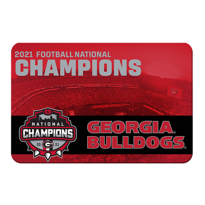 Georgia Bulldogs - 2021 National Champions Georgia Bulldogs - College Wall Art #PVC