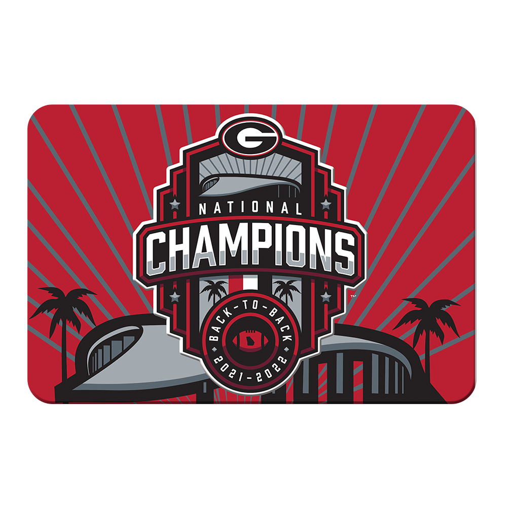 Georgia Bulldogs - Georgia National Champions SoFi Stadium - College Wall Art #Canvas