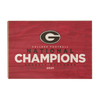 Georgia Bulldogs - 2021 National Champions - College Wall Art #Wood