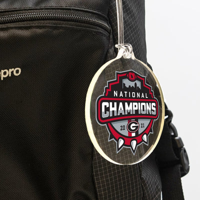 Georgia Bulldogs - 2021 National Champions Shield Bag Tag & Ornament