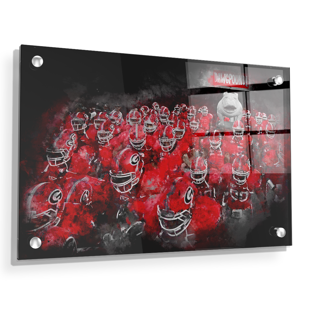 Georgia Bulldogs - Dawg Pound - College Wall Art #Canvas