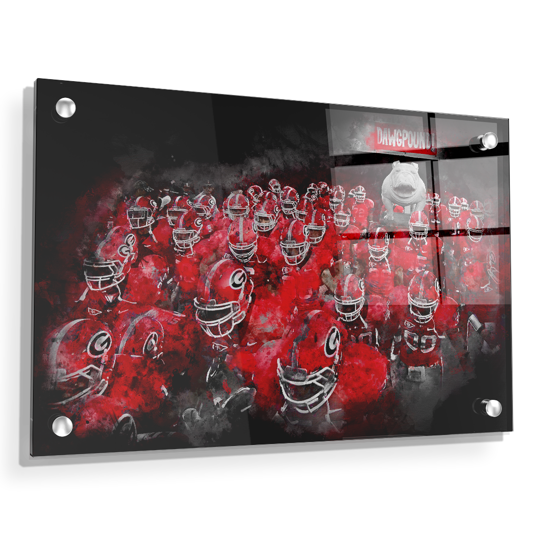 Georgia Bulldogs - Dawg Pound - College Wall Art #Canvas