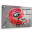 Georgia Bulldogs - Georgia Helmet Fine Art - College Wall Art #Canvas