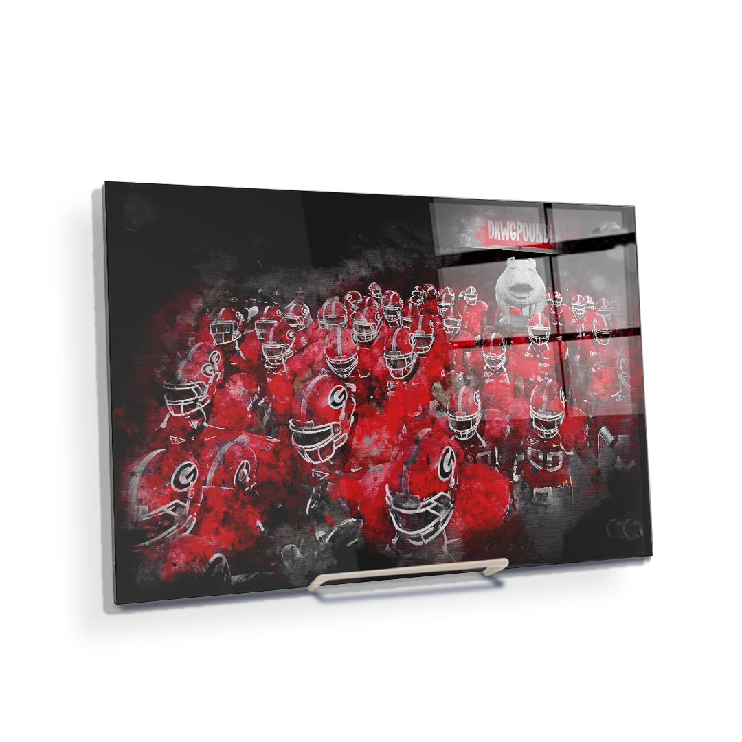 Georgia Bulldogs - Dawg Pound - College Wall Art #Canvas