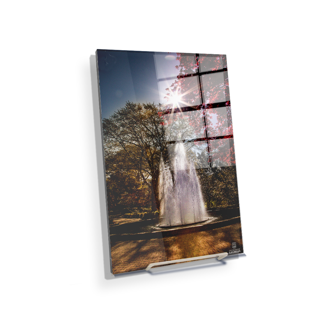 Georgia Bulldogs - The Fountain - College Wall Art #Canvas