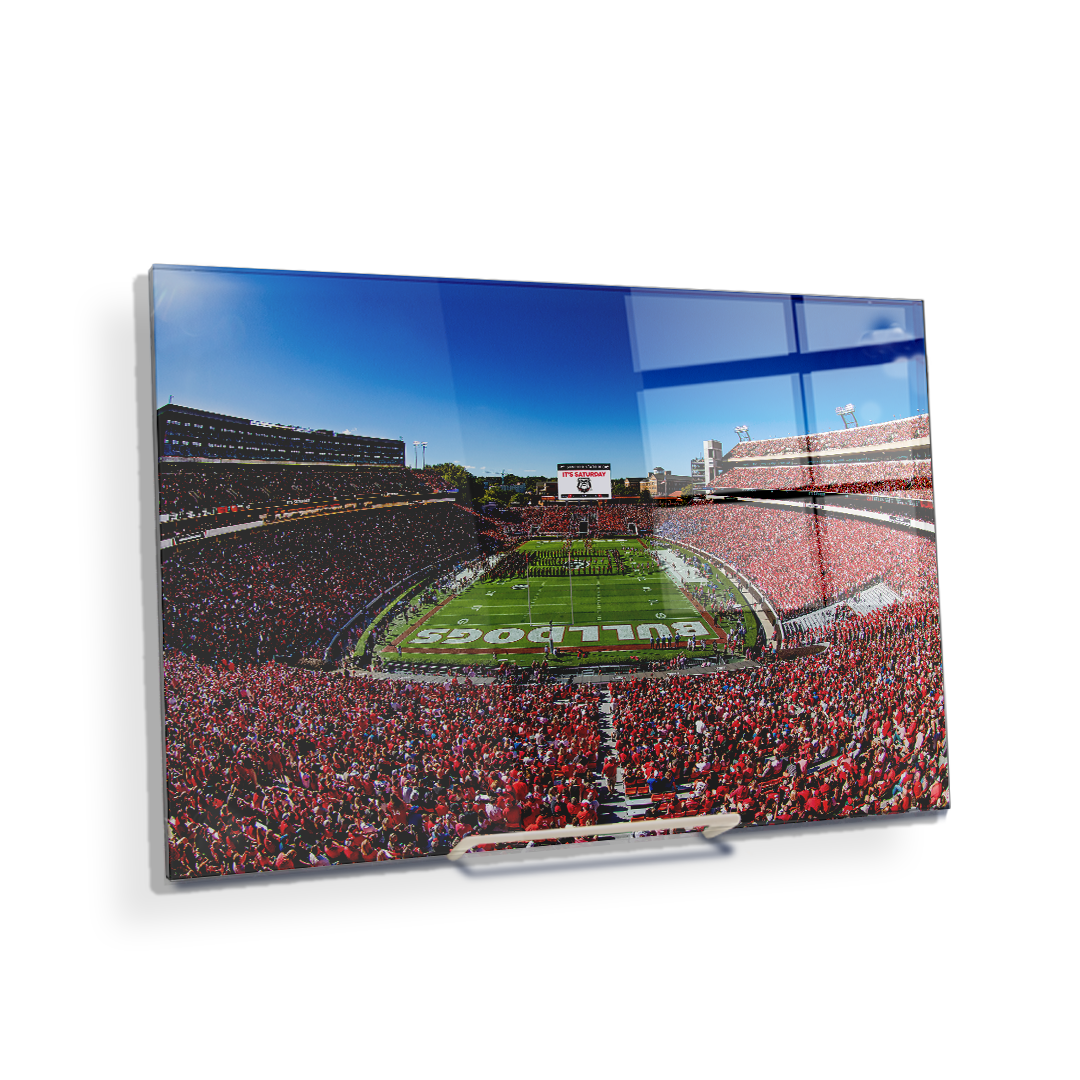 Georgia Bulldogs - It's Saturday - College Wall Art #Canvas