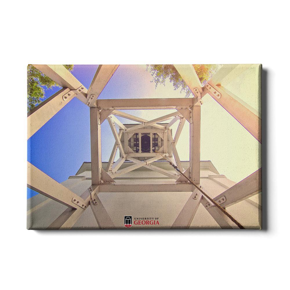 Georgia Bulldogs - A Look into the Chapel Bell - College Wall Art #Canvas