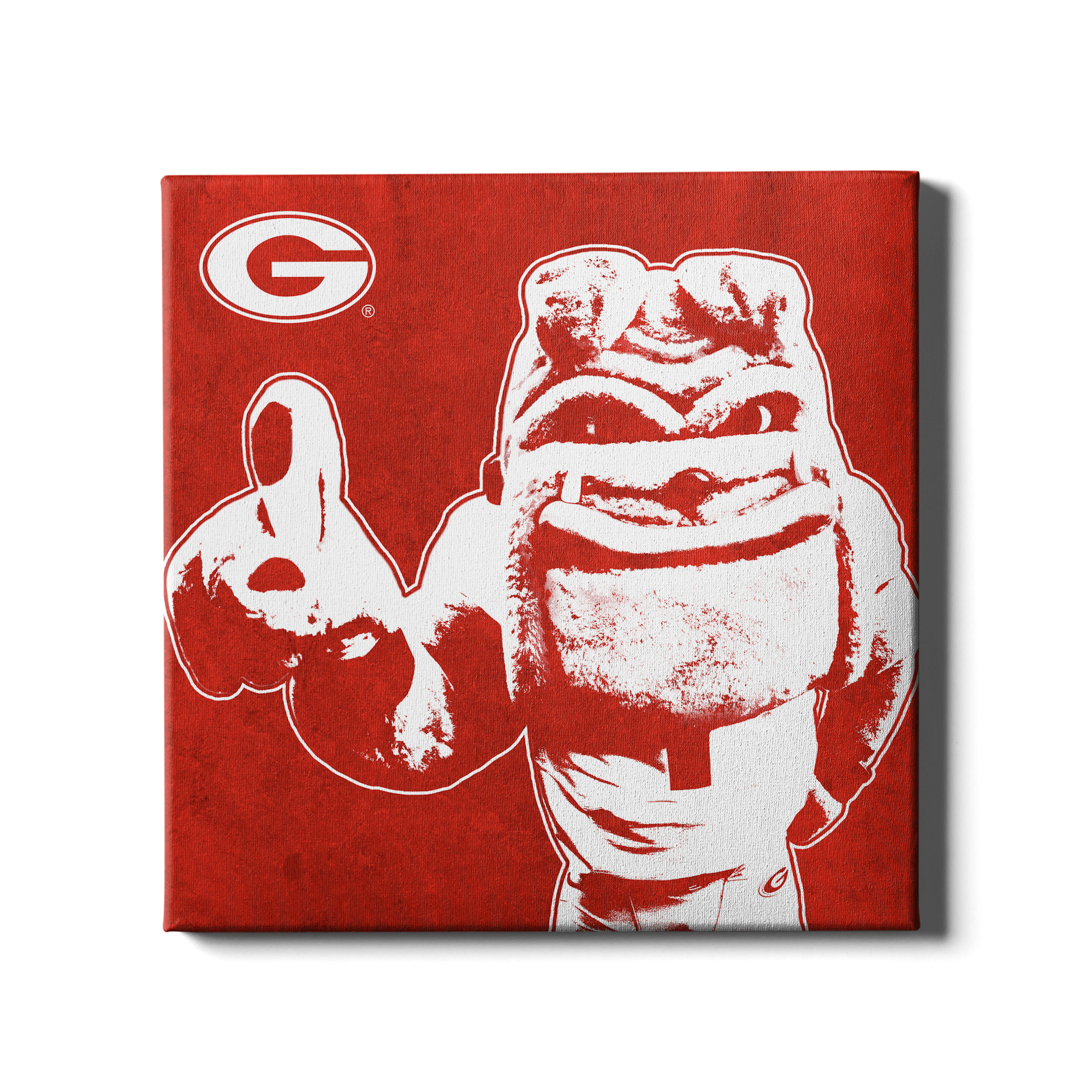 Georgia Bulldogs - Georgia Dawg - College Wall Art #Canvas