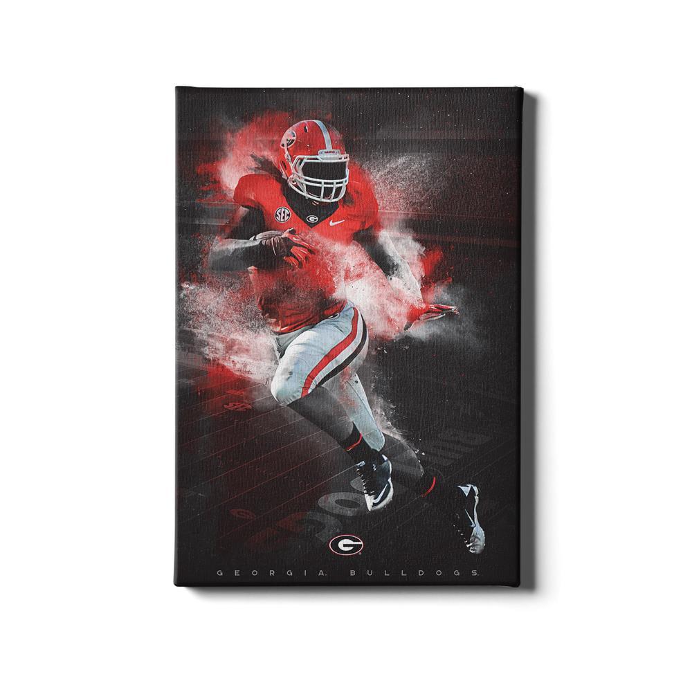 Georgia Bulldogs - UGA Football - College Wall Art #Canvas