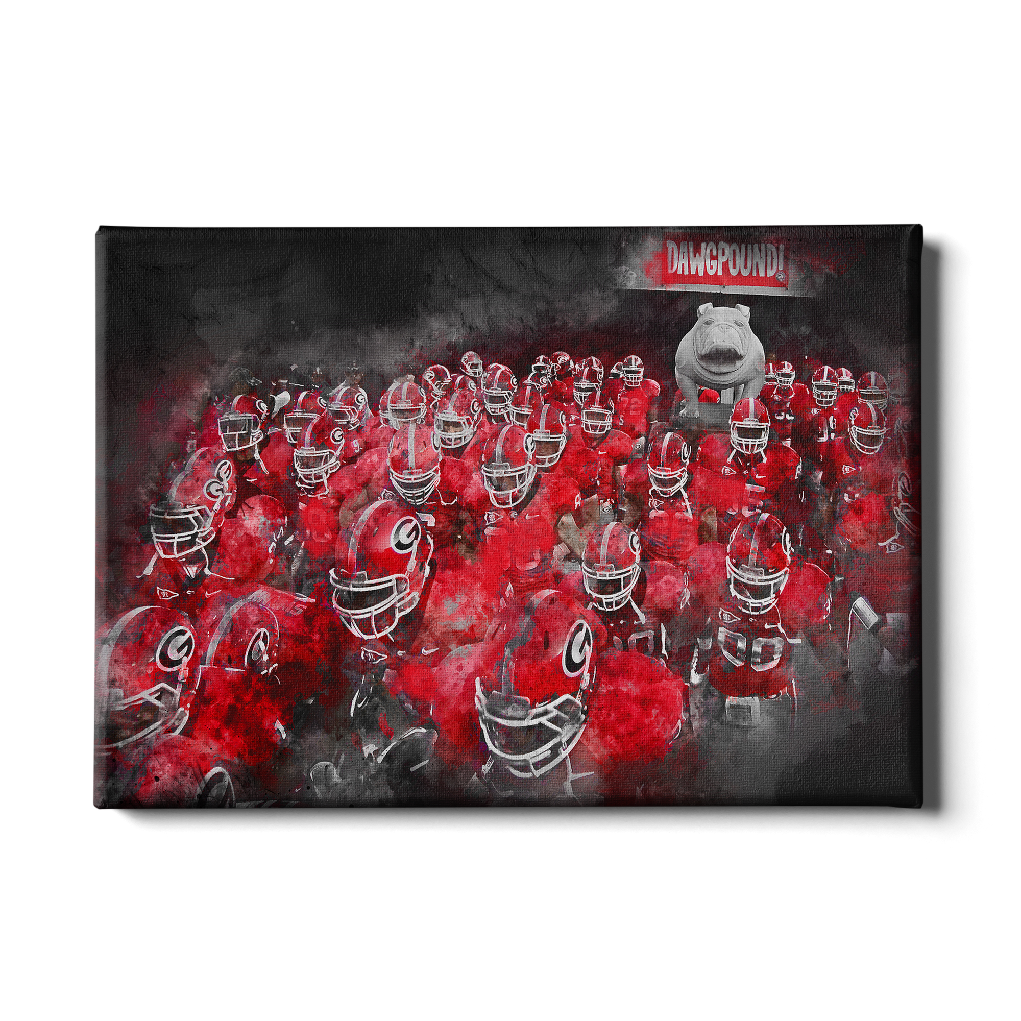 Georgia Bulldogs - Dawg Pound - College Wall Art #Canvas