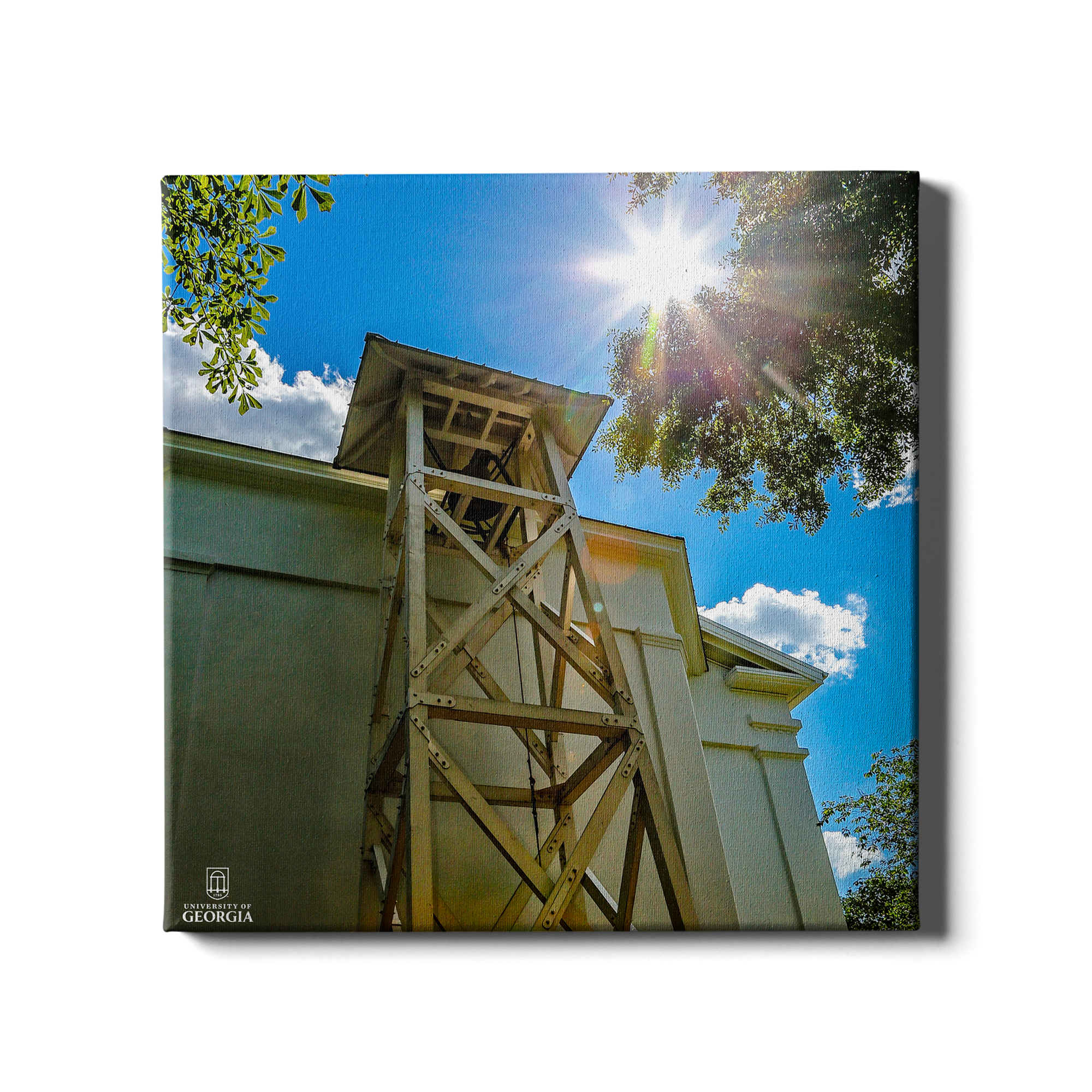 Georgia Bulldogs - Chapel Bell - College Wall Art #Canvas