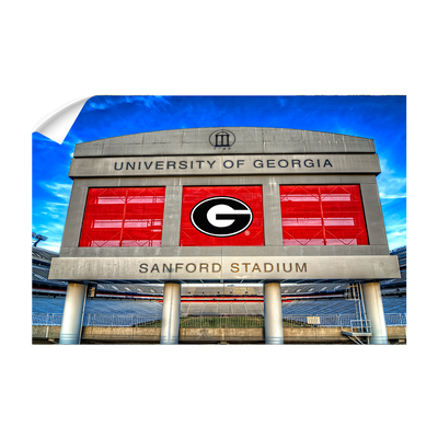 Georgia Bulldogs - Sanford Stadium - College Wall Art #Wall Decal