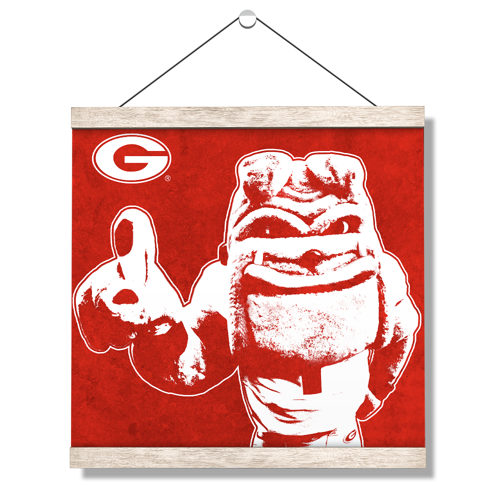 Georgia Bulldogs - Georgia Dawg - College Wall Art #Canvas