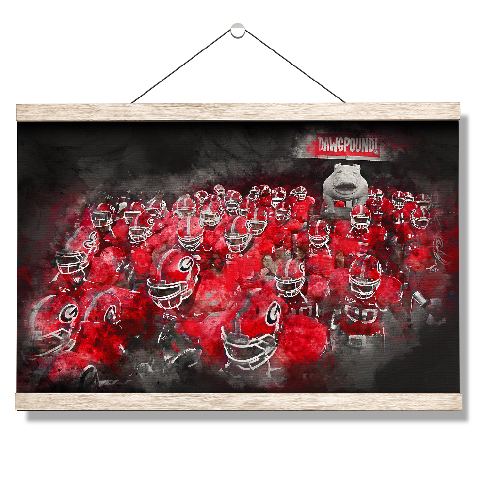 Georgia Bulldogs - Dawg Pound - College Wall Art #Canvas