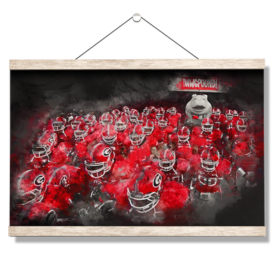 Georgia Bulldogs - Dawg Pound - College Wall Art #Hanging Canvas